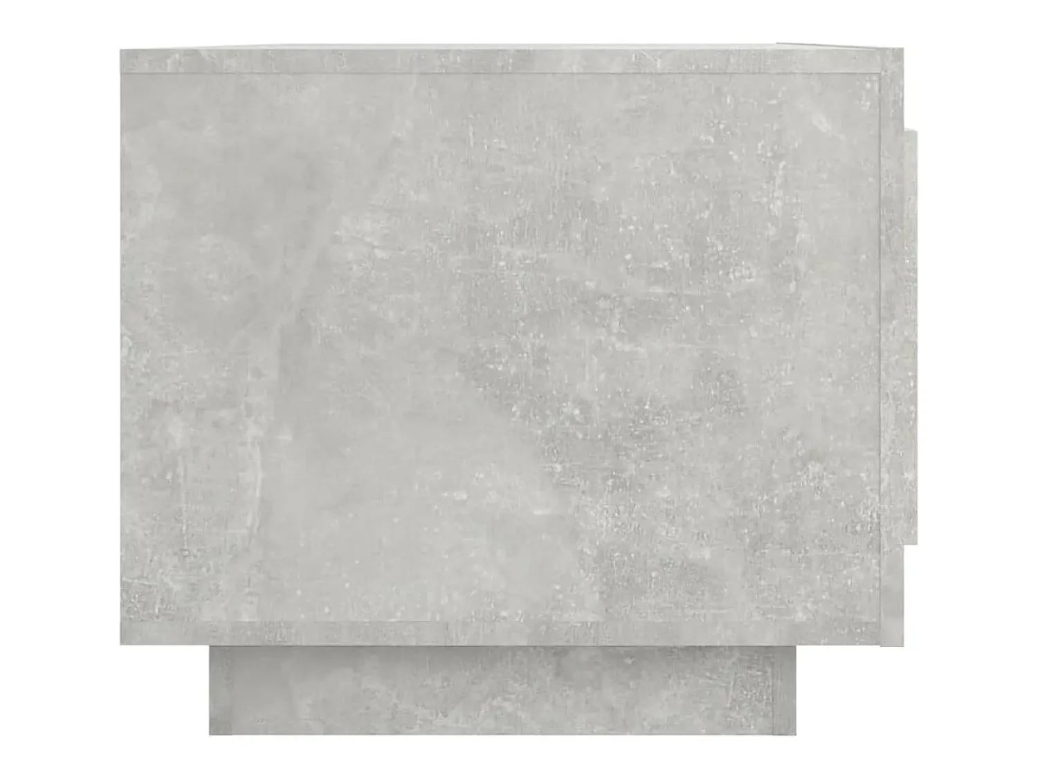 Mesa De Centro| Mesa de centro | Mesa de apoio 102x50x45 cm madeira processada cinza cimento Cinzento