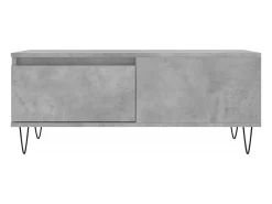 Mesa De Centro| Mesa de centro | Mesa de apoio 90x50x36.5 cm derivados madeira cimento Cinzento