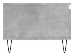 Mesa De Centro| Mesa de centro | Mesa de apoio 90x50x36.5 cm derivados madeira cimento Cinzento