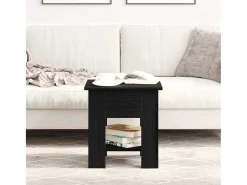 Mesa De Centro* Mesa de centro | Mesa de apoio Carvalho 40x40x42 cm Preto