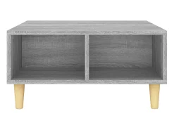 Hot Mesa de centro | Mesa de apoio 60x60x30 cm aglomerado cor sonoma Cinzento