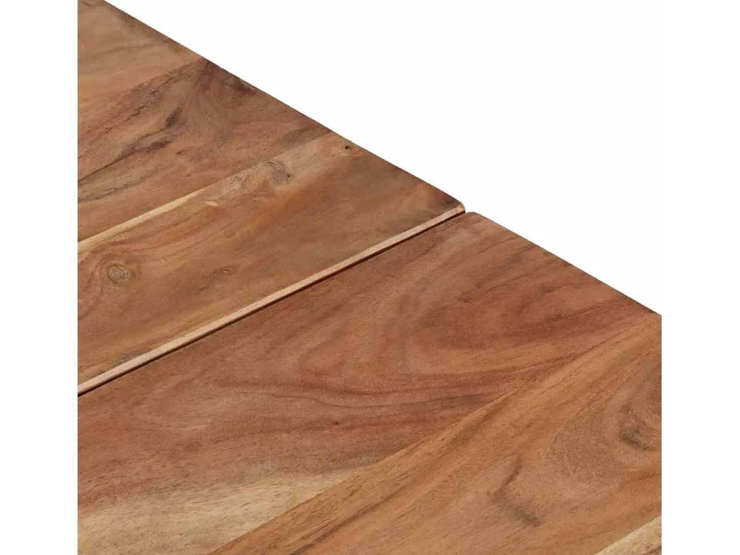 Clearance Mesa de centro | Mesa de apoio | Mesa de café aço inoxidável/madeira de acácia maciça Prateado