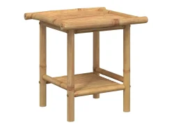 Mesa de centro | Mesa de apoio | Mesa de café 45x45x45 cm bambu^ Mesa De Centro