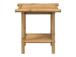 Mesa de centro | Mesa de apoio | Mesa de café 45x45x45 cm bambu^ Mesa De Centro
