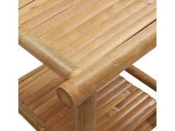 Mesa de centro | Mesa de apoio | Mesa de café 45x45x45 cm bambu^ Mesa De Centro