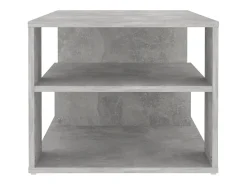 Mesa De Centro| Mesa de centro | Mesa de apoio 100x50x40 cm derivados madeira cimento Cinzento