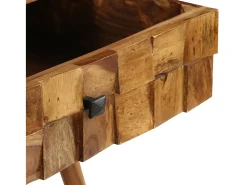 Mesa De Centro| Mesa de centro | Mesa de apoio madeira acácia maciça c/ acabam. mel 110x50x37 cm Castanho