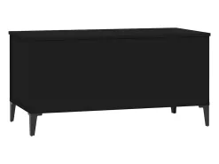 Mesa De Centro| Mesa de centro | Mesa de apoio 90x44.5x45 cm derivados de madeira Preto