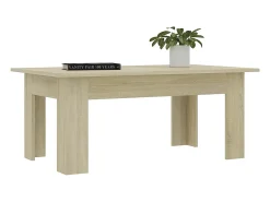 Online Mesa de centro | Mesa de apoio 100x60x42cm derivados de madeira carvalho sonoma Castanho