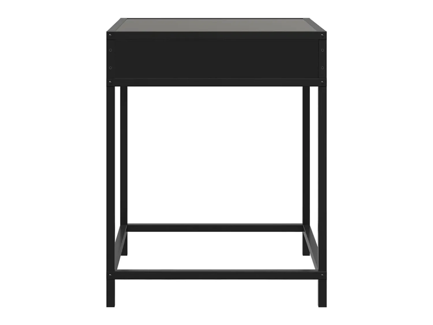Clearance Mesa de centro | Mesa de apoio com luzes LED Infinity 40x40x51 cm Preto