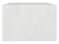 Mesa de centro | Mesa de apoio 75x50x33.5 cm madeira de pinho maciça^ Mesa De Centro