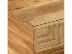 Best Mesa de centro | Mesa de apoio 100x54x40cm madeira de mangueira maciça Castanho