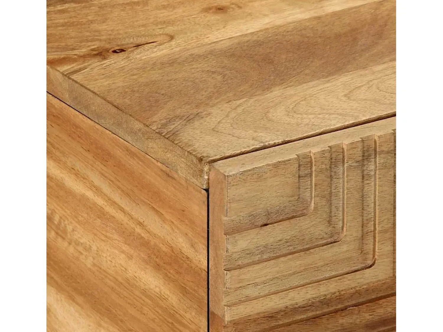 Best Mesa de centro | Mesa de apoio 100x54x40cm madeira de mangueira maciça Castanho
