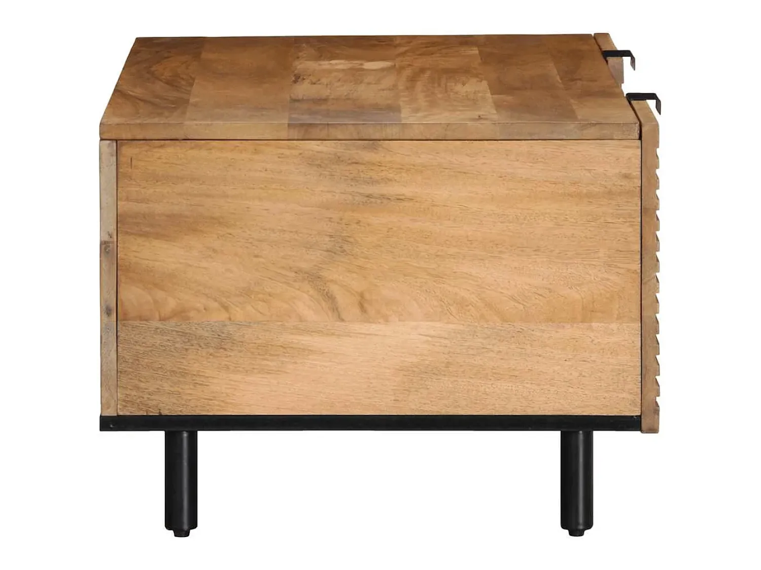 Best Mesa de centro | Mesa de apoio 100x54x40cm madeira de mangueira maciça Castanho