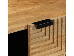 Best Mesa de centro | Mesa de apoio 100x54x40cm madeira de mangueira maciça Castanho