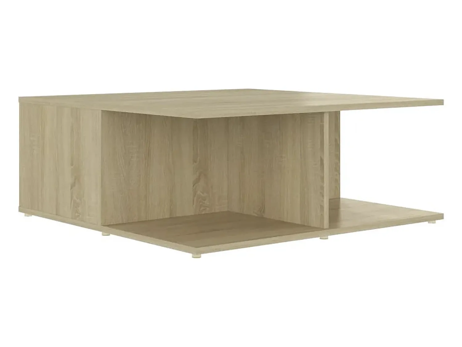 Mesa De Centro* Mesa de centro | Mesa de apoio derivados de madeira e carvalho sonoma Branco