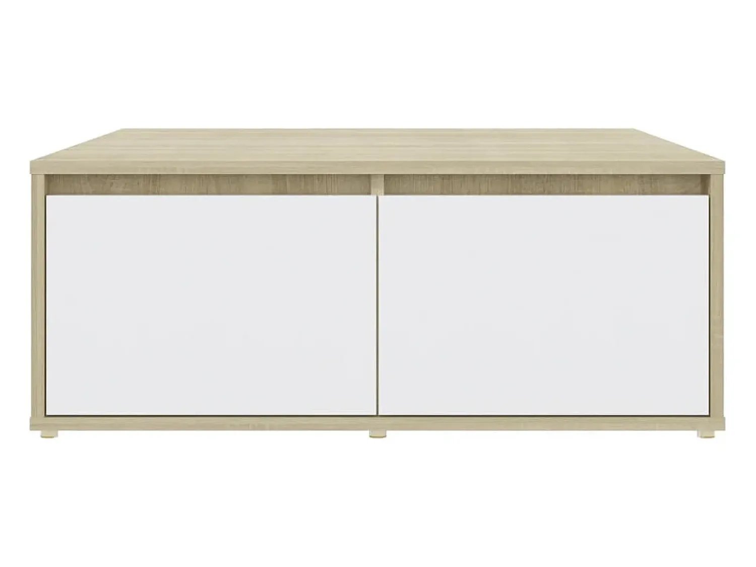 Mesa De Centro* Mesa de centro | Mesa de apoio derivados de madeira e carvalho sonoma Branco