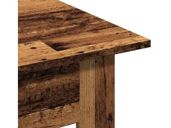 Mesa De Centro* Mesa de centro | Mesa de apoio 102x55x42 cm derivados de madeira madeira velha Castanho