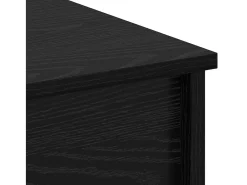 Mesa De Centro* Mesa de centro | Mesa de apoio Carvalho 80x50.5x41.5 cm Preto