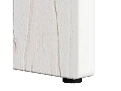 Mesa De Centro* Mesa de centro | Mesa de apoio 80x50x31 cm Madeira de pinho maciça Branco