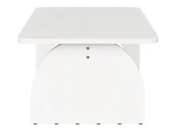 Mesa De Centro* Mesa de centro | Mesa de apoio 80x50x31 cm Madeira de pinho maciça Branco