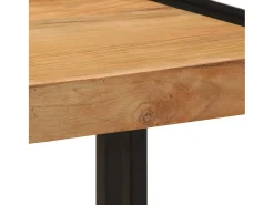 Mesa De Centro| Mesa de centro | Mesa de apoio | Mesa de café 40x40x38 cm Madeira de acácia maciça Castanho
