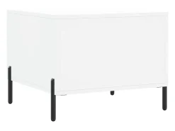 Outlet Mesa de centro | Mesa de apoio 50x50x40 cm derivados de madeira Branco