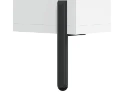 Outlet Mesa de centro | Mesa de apoio 50x50x40 cm derivados de madeira Branco