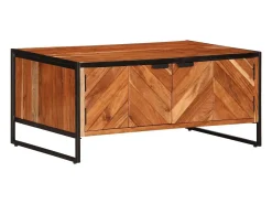 Mesa de centro | Mesa de apoio | Mesa de café 90x55x40 cm madeira de acácia maciça^ Mesa De Centro