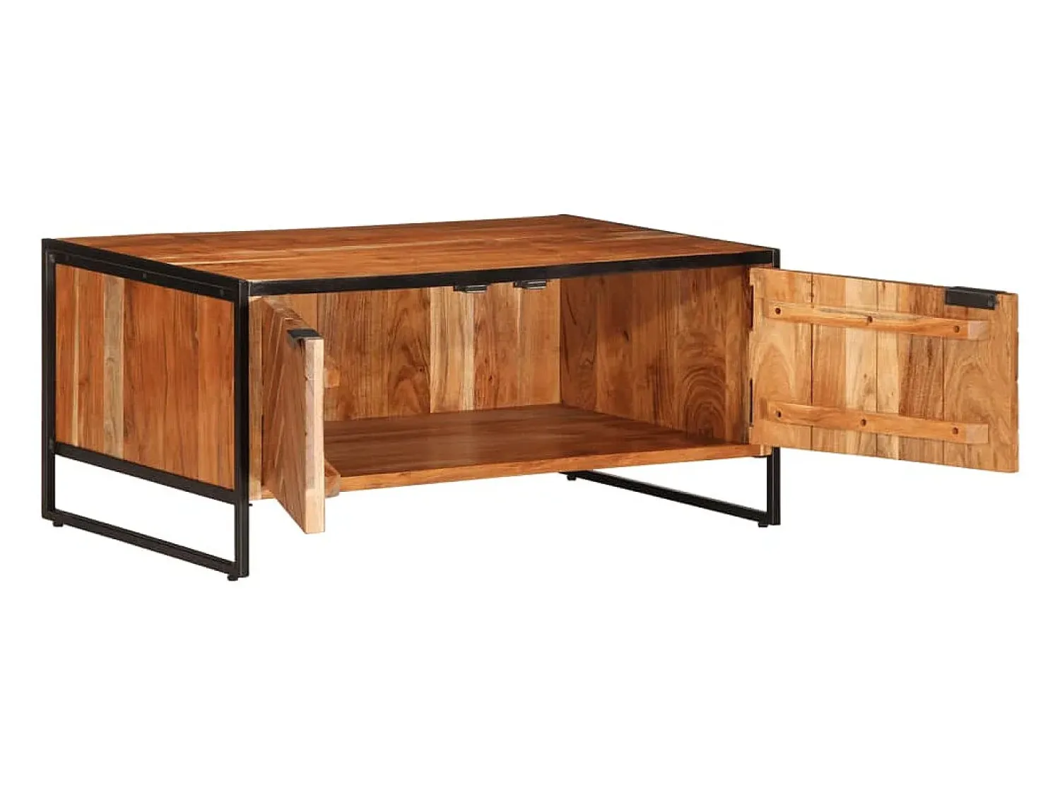 Mesa de centro | Mesa de apoio | Mesa de café 90x55x40 cm madeira de acácia maciça^ Mesa De Centro