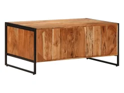 Mesa de centro | Mesa de apoio | Mesa de café 90x55x40 cm madeira de acácia maciça^ Mesa De Centro