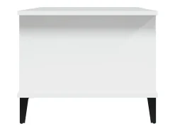 Mesa De Centro| Mesa de centro | Mesa de apoio 90x50x40 cm madeira processada Branco