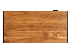 Mesa De Centro* Mesa de centro | Mesa de apoio | Mesa de café 110x55x40 cm madeira de acácia maciça Castanho