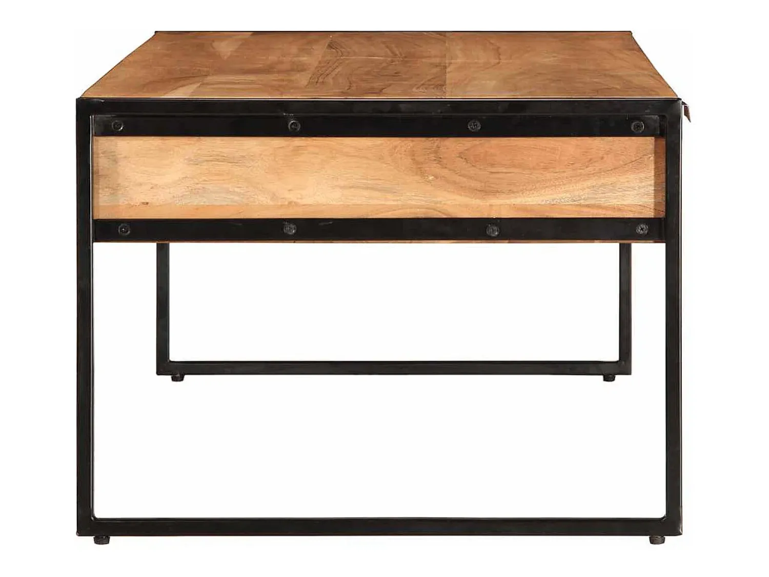 Mesa De Centro* Mesa de centro | Mesa de apoio | Mesa de café 110x55x40 cm madeira de acácia maciça Castanho