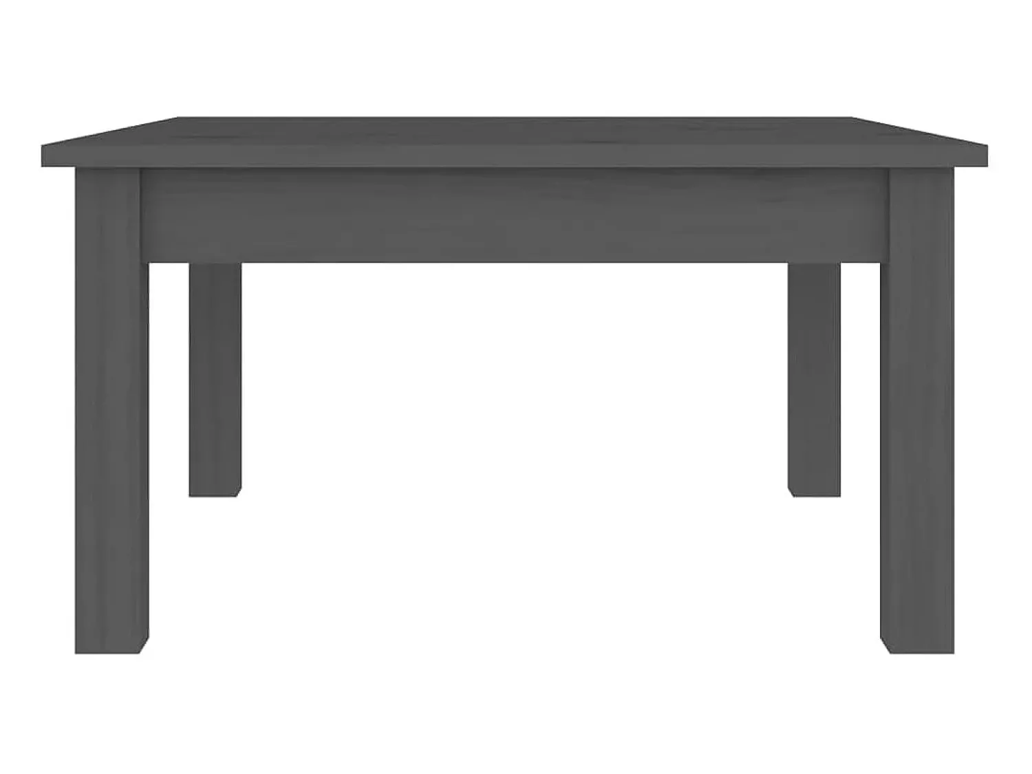 Mesa de centro | Mesa de apoio 55x55x30 cm madeira de pinho maciça^ Mesa De Centro