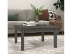 Mesa de centro | Mesa de apoio 55x55x30 cm madeira de pinho maciça^ Mesa De Centro