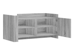 Hot Mesa de centro | Mesa de apoio 100x50x50cm derivados de madeira sonoma Cinzento
