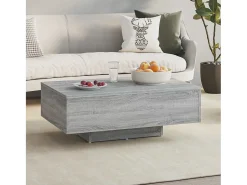 Mesa De Centro| Mesa de centro | Mesa de apoio 85x55x31 cm derivados de madeira sonoma Cinzento