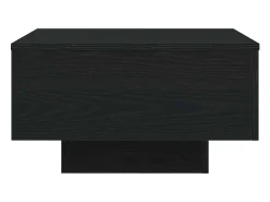 Mesa De Centro| Mesa de centro | Mesa de apoio Carvalho 55x55x31 cm Preto