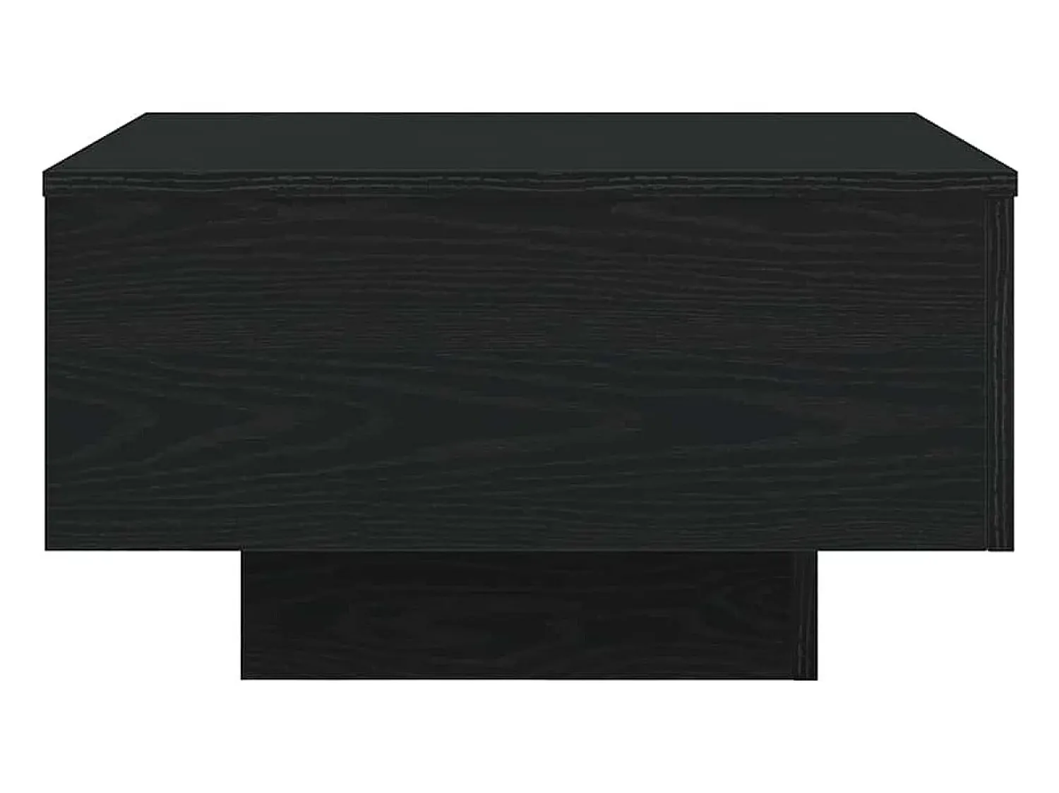 Mesa De Centro| Mesa de centro | Mesa de apoio Carvalho 55x55x31 cm Preto