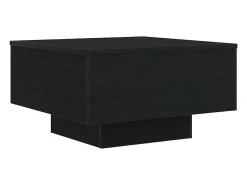 Mesa De Centro| Mesa de centro | Mesa de apoio Carvalho 55x55x31 cm Preto
