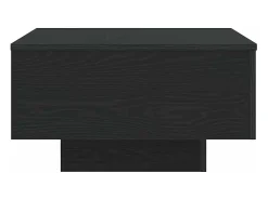 Mesa De Centro| Mesa de centro | Mesa de apoio Carvalho 55x55x31 cm Preto