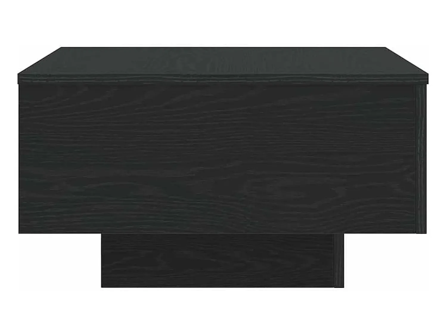 Mesa De Centro| Mesa de centro | Mesa de apoio Carvalho 55x55x31 cm Preto