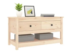 Mesa de centro | Mesa de apoio | Mesa de café 102x49x55 cm pinho maciço^ Mesa De Centro