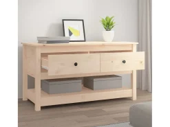 Mesa de centro | Mesa de apoio | Mesa de café 102x49x55 cm pinho maciço^ Mesa De Centro