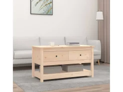 Mesa de centro | Mesa de apoio | Mesa de café 102x49x55 cm pinho maciço^ Mesa De Centro