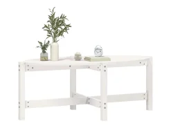 Mesa de centro | Mesa de apoio 118x63x45 cm madeira de pinho maciça^ Mesa De Centro