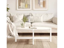 Mesa de centro | Mesa de apoio 118x63x45 cm madeira de pinho maciça^ Mesa De Centro