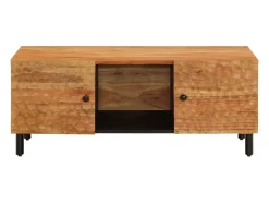 Mesa de centro | Mesa de apoio | Mesa de café 100x54x40 cm madeira de acácia maciça^ Mesa De Centro