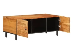 Mesa de centro | Mesa de apoio | Mesa de café 100x54x40 cm madeira de acácia maciça^ Mesa De Centro